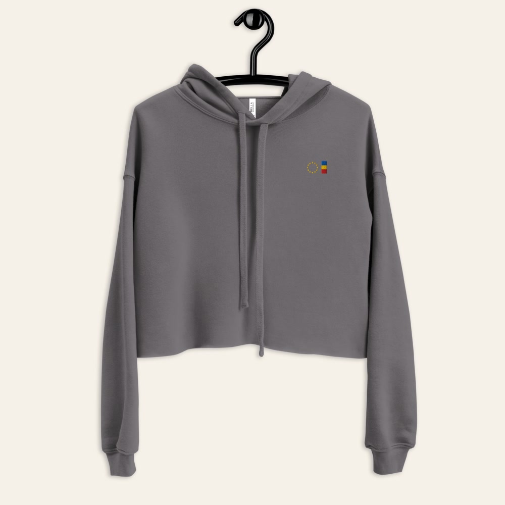 Sommon N° 04 Cropped Hoodie Storm — Produktfoto