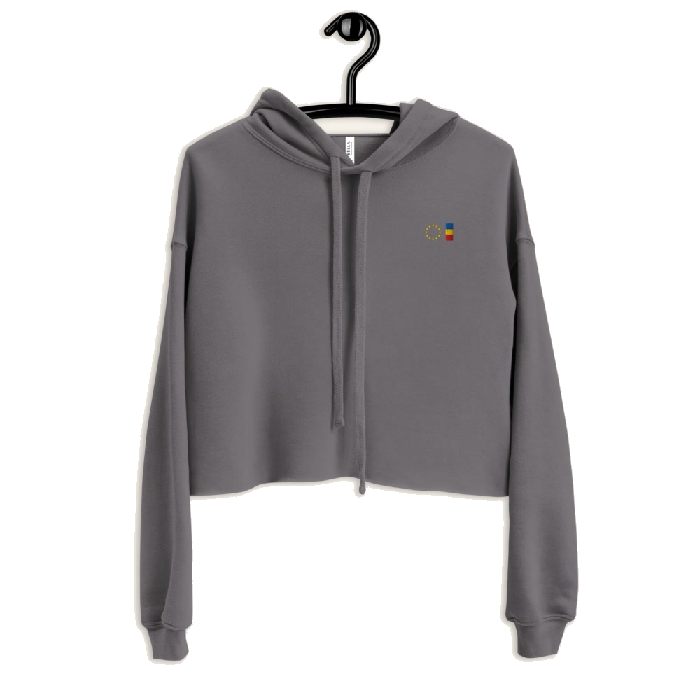 Sommon N° 04 Cropped Hoodie Storm — Produktfoto